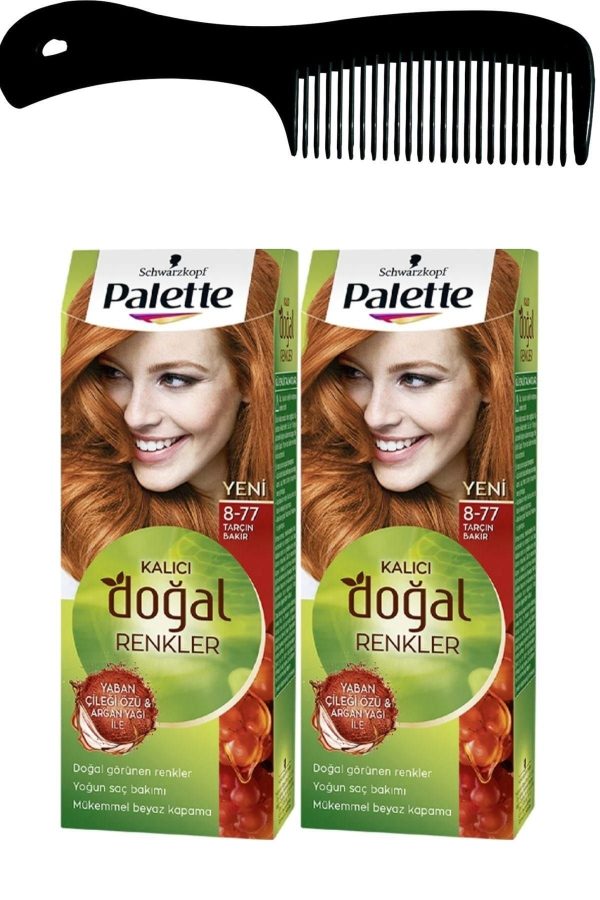 رنگ مو اورجینال برند Palette مدل 8-77 Cinnamon Copper کد 130960539