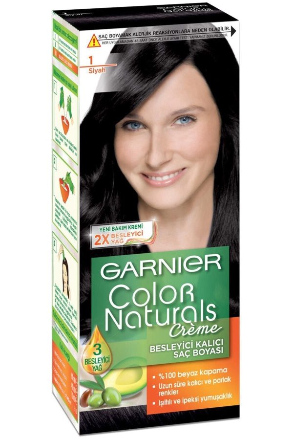 رنگ مو اورجینال برند Garnier مدل Color Natural Siyah کد 232642753