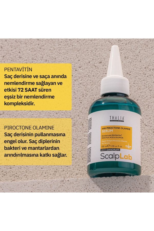 روغن و سرم مو اورجینال برند Thalia مدل Piroctone Olamine Anti-Dandruff Hair Serum کد 797337705 - Image 4