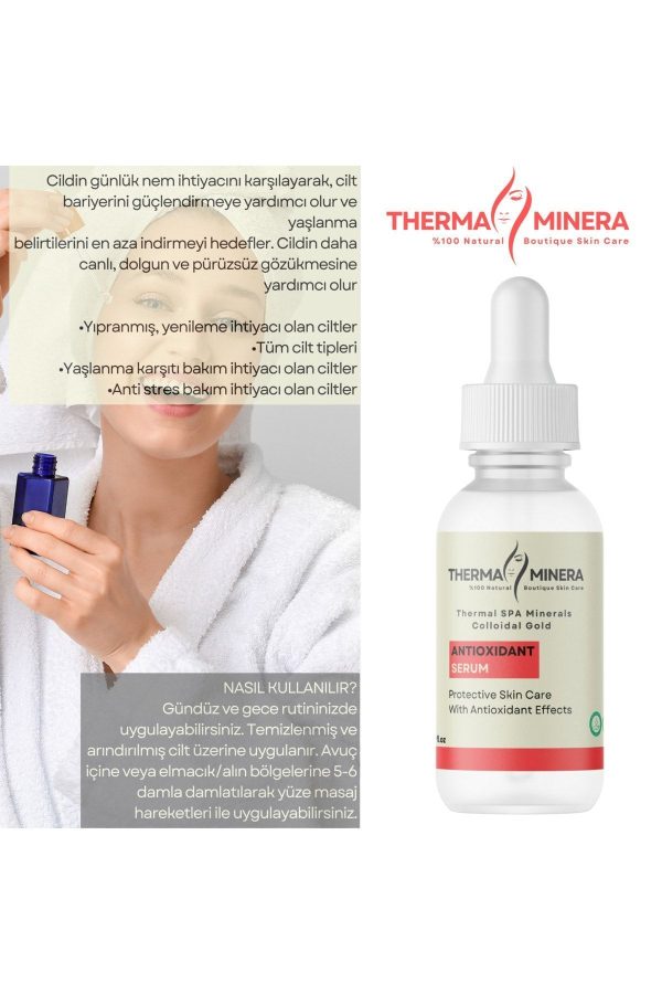 سرم پوست اورجینال برند Thermaminera مدل Antioxidant Resveratrol Serum کد 721204959 - Image 5