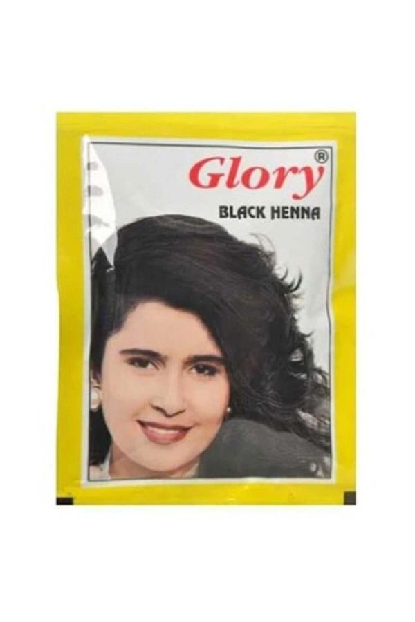 رنگ مو اورجینال برند Glory مدل 10g of black henna کد 755251591