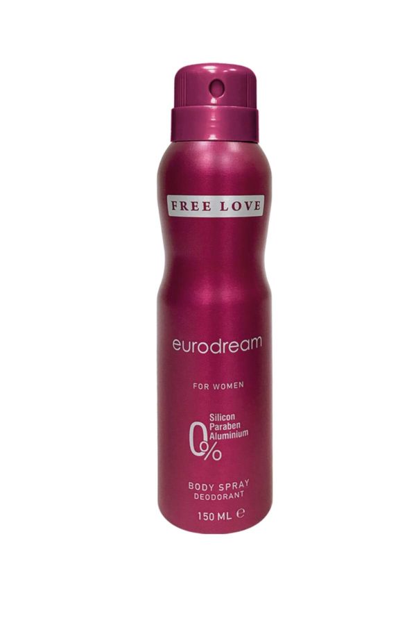 دئودورانت اورجینال برند Free love مدل Eurodream Kadın Deodorant 150 ml کد 230567675