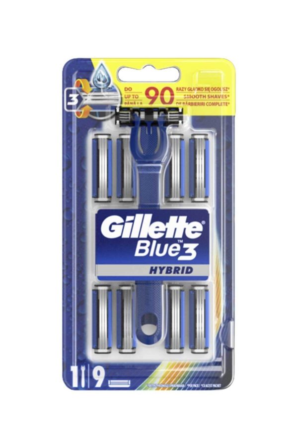ژیلت و ریش تراش اورجینال برند Gillette مدل Blue3 Hybrid کد 80702955