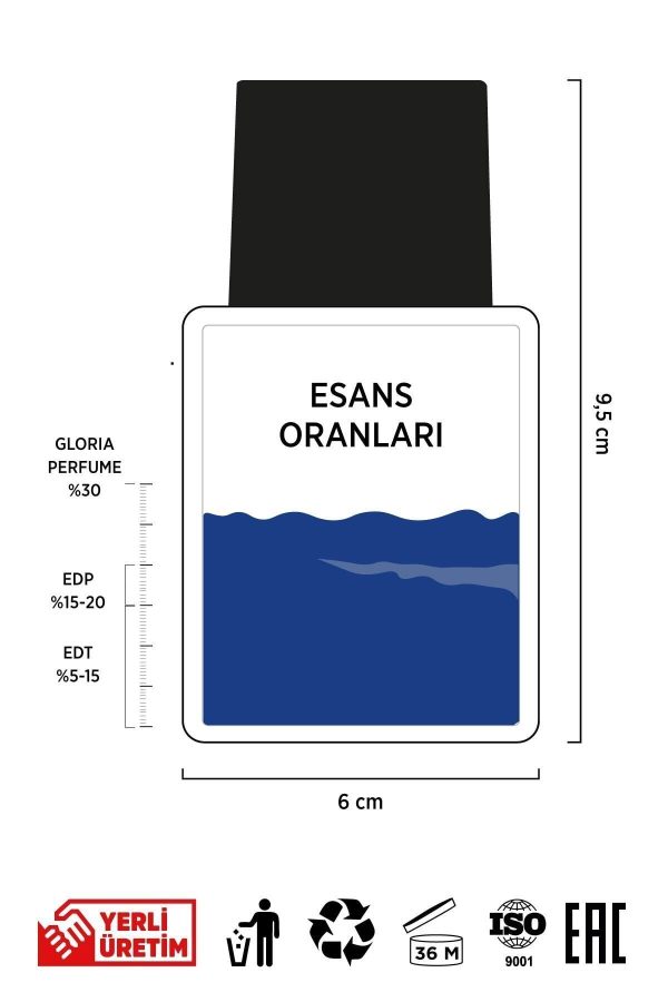 ادکلن اورجینال برند Gloria perfume کد 90679031 - Image 3