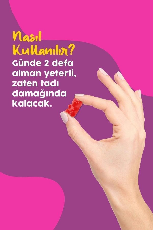 ویتامین مو اورجینال برند Gumitamin کد 462271059 - Image 6