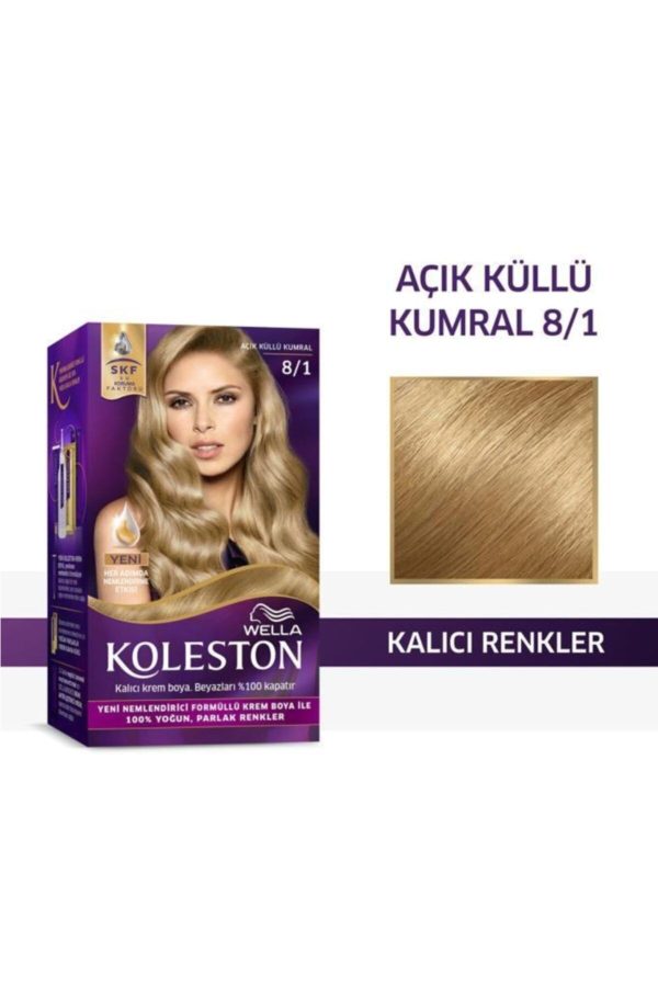 رنگ مو اورجینال برند Wella مدل Açık Küllü Kumral کد 166203703