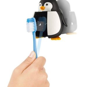 مسواک دستی اورجینال برند R o c s مدل Flipper Diş Fırçası Kabı Penguen کد 47711215