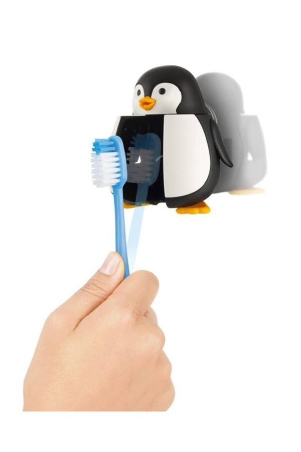 مسواک دستی اورجینال برند R o c s مدل Flipper Diş Fırçası Kabı Penguen کد 47711215 - Image 2