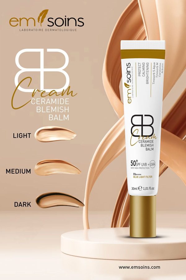 کرم صورت اورجینال برند Emsoins مدل Emsoins Bb Cream 50+spf Dark کد 679420032 - Image 2