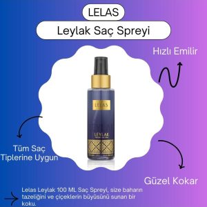 اسپری مو اورجینال برند Lelas کد 771386768