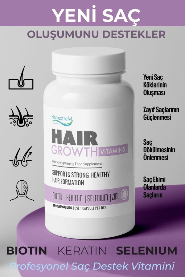 ویتامین مو اورجینال برند Hairextrem کد 825215590