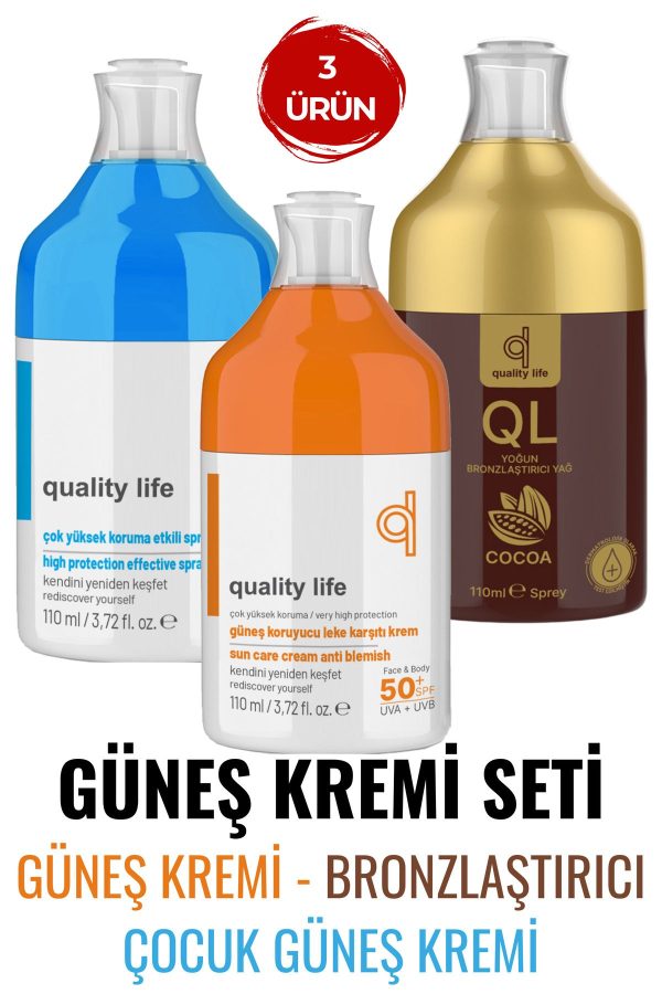 ست ضد آفتاب اورجینال برند Quality life کد 327912179