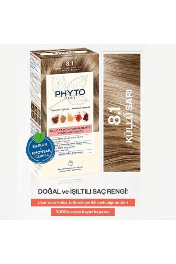 رنگ مو اورجینال برند Phyto مدل Ash Blonde کد 774619265 - Image 2