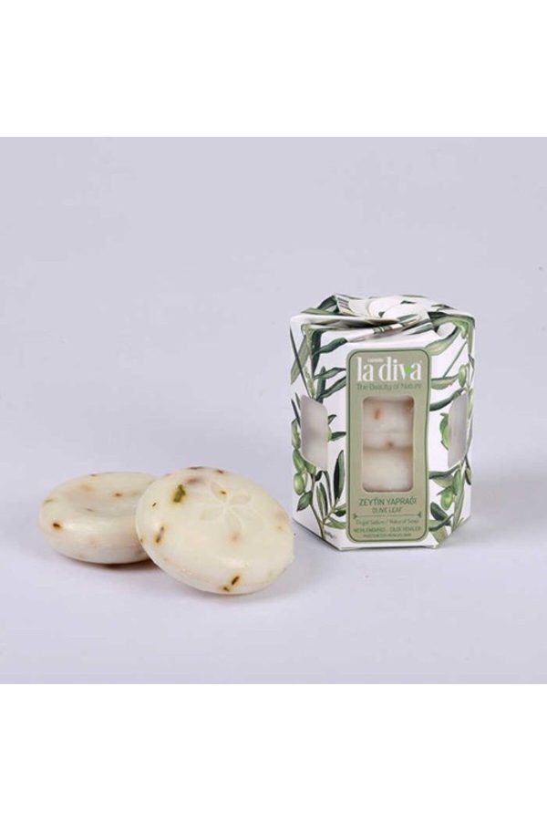 صابون جامد اورجینال برند La diva مدل Olive Leaf Soap 4-Pack کد 49698981 - Image 2