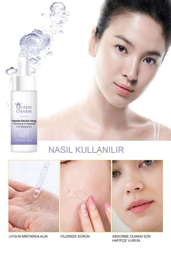 سرم پوست اورجینال برند Queen charm مدل Revital Rising Moisture Serum کد 767343144 - Image 2
