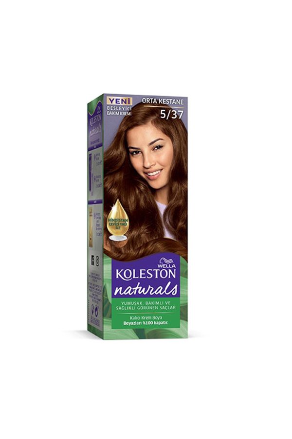 رنگ مو اورجینال برند Wella مدل Saç Boyası Orta Kestane کد 552411366 - Image 8
