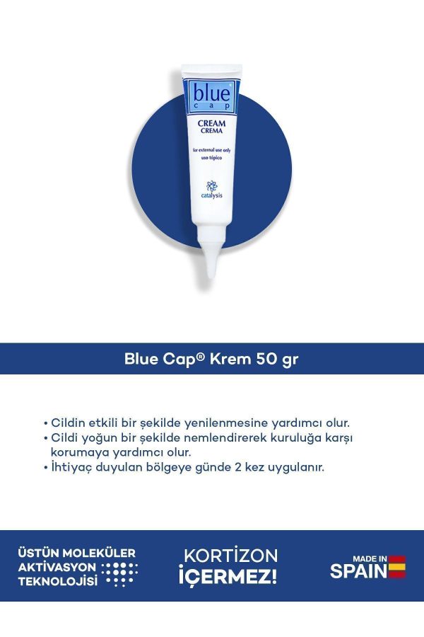 کرم بدن اورجینال برند Blue cap مدل Krem 50 Gr - Kortizonsuz کد 7144214 - Image 4