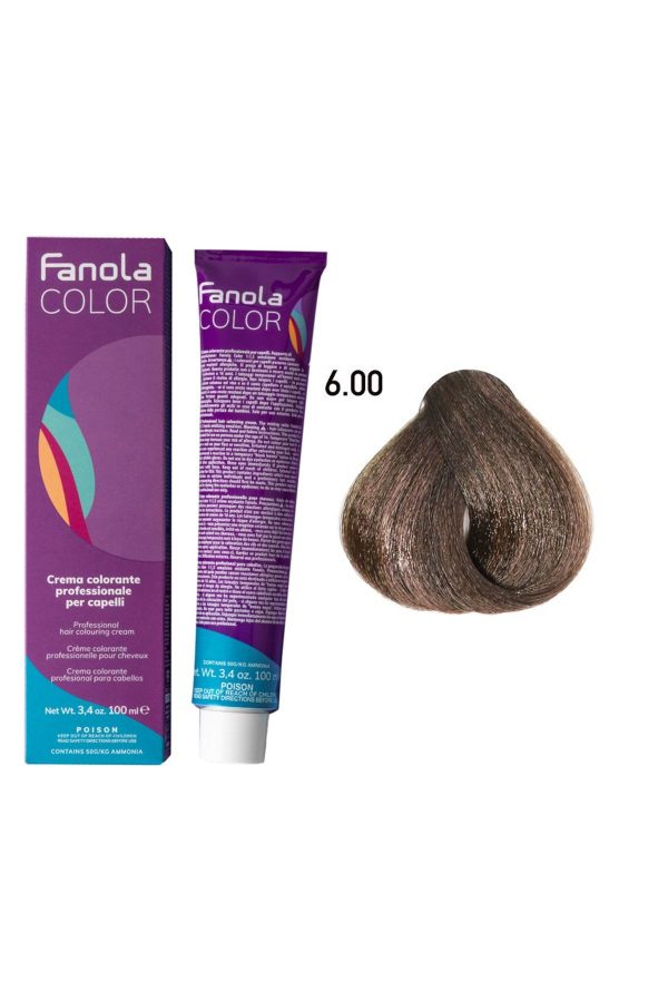 رنگ مو اورجینال برند Fanola مدل Dark Blonde Intense 600 کد 353792044