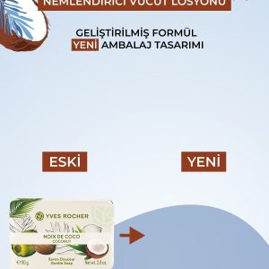 صابون جامد اورجینال برند Yves rocher مدل Tropikal Hindistan Cevizi – 80g کد 810080211
