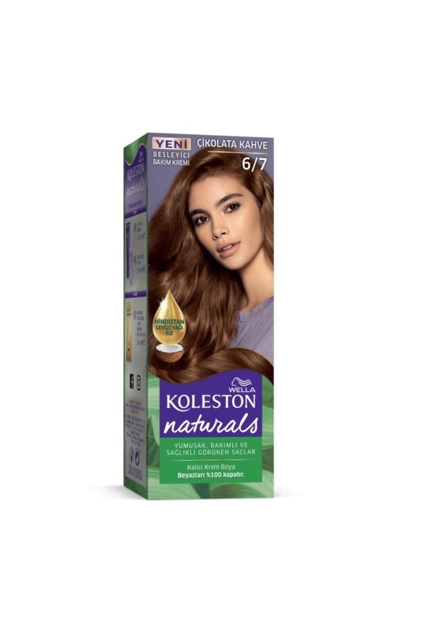 رنگ مو اورجینال برند Wella مدل Naturals Chocolate Coffee 6/7 کد 380386195