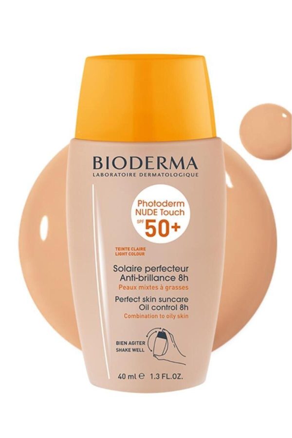 ضد آفتاب صورت اورجینال برند Bioderma مدل Photoderm Nude Spf 50 Light کد 38229582