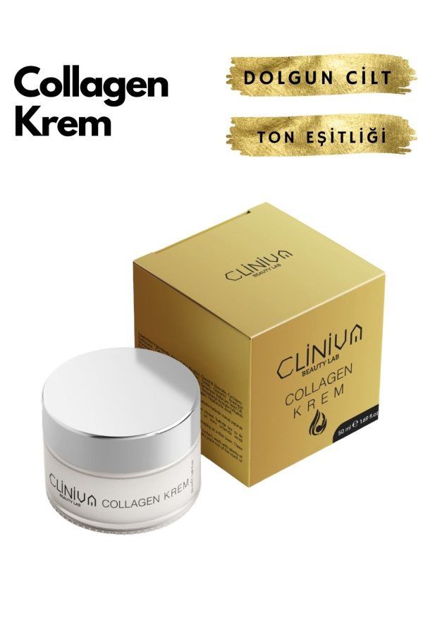 کرم صورت اورجینال برند Cliniva مدل Anti-aging Collagen Cream 50ml کد 765284117