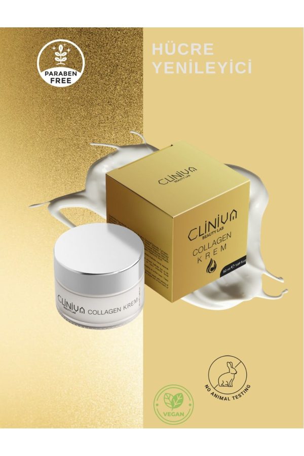 کرم صورت اورجینال برند Cliniva مدل Anti-aging Collagen Cream 50ml کد 765284117 - Image 3