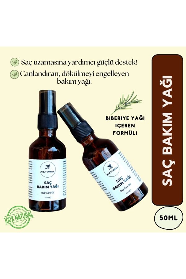 روغن و سرم مو اورجینال برند H c natural مدل Natural Hair Care Oil کد 132812102 - Image 4