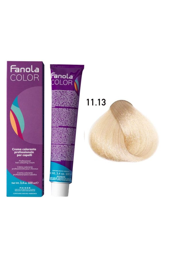 رنگ مو اورجینال برند Fanola مدل Platinium Beige Blonde 100ml کد 353787477