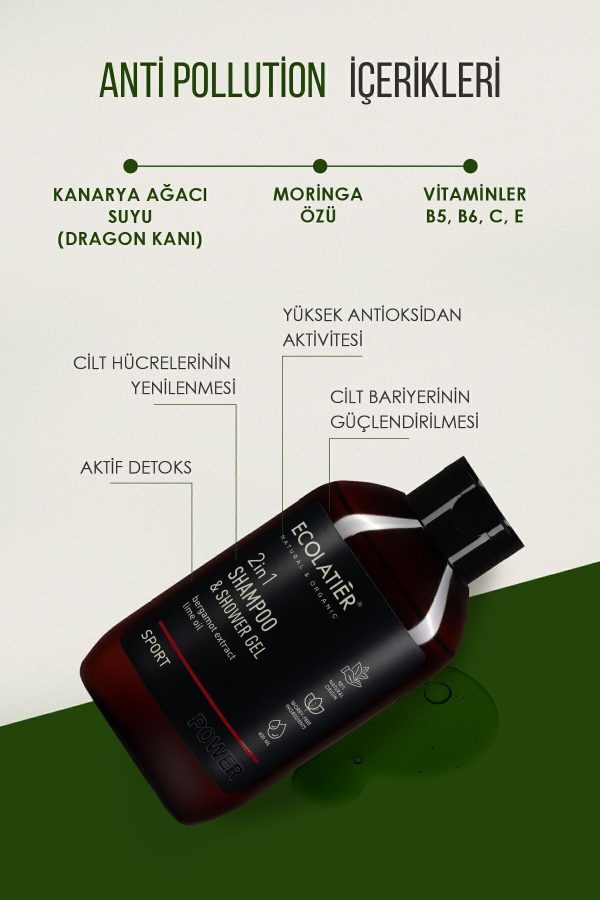 شامپو اورجینال برند Ecolatier کد 804577534 - Image 3