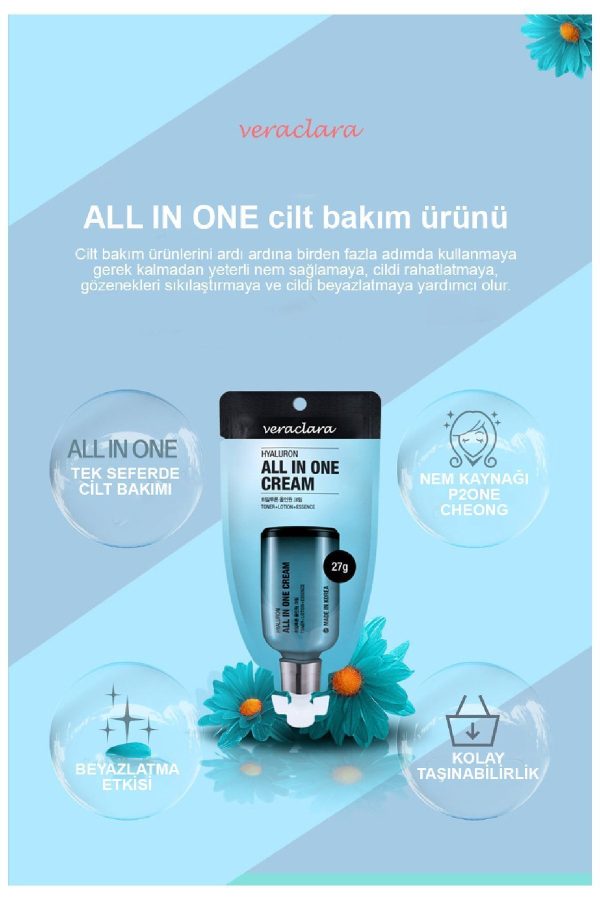 کرم صورت اورجینال برند Veraclara مدل All-in-one anti-aging cream کد 804304396 - Image 4