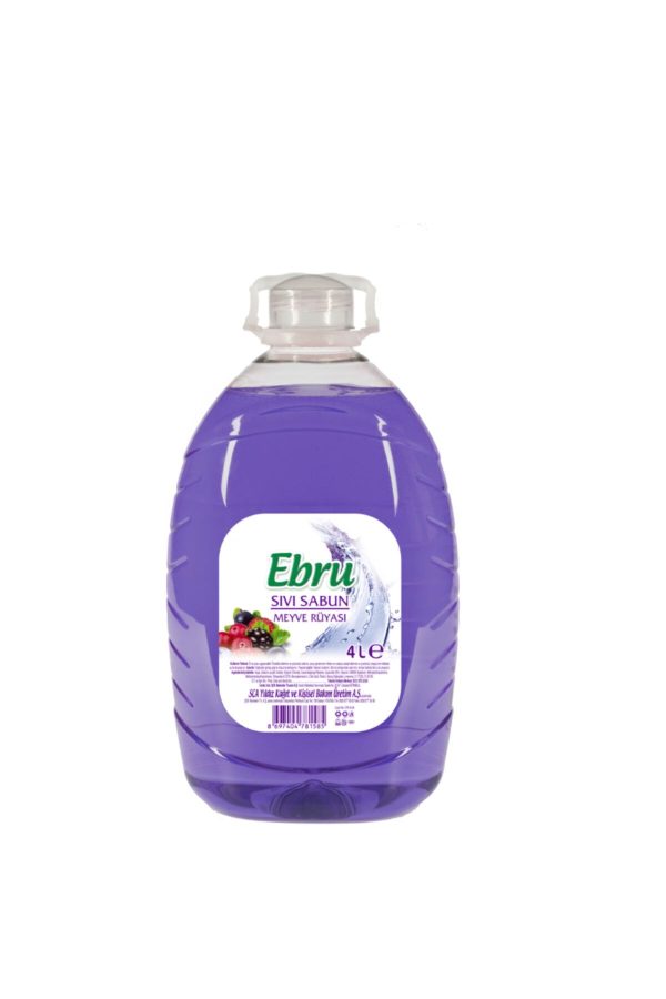 صابون مایع اورجینال برند Ebru مدل Fruit Dream 4 Liters کد 137529640