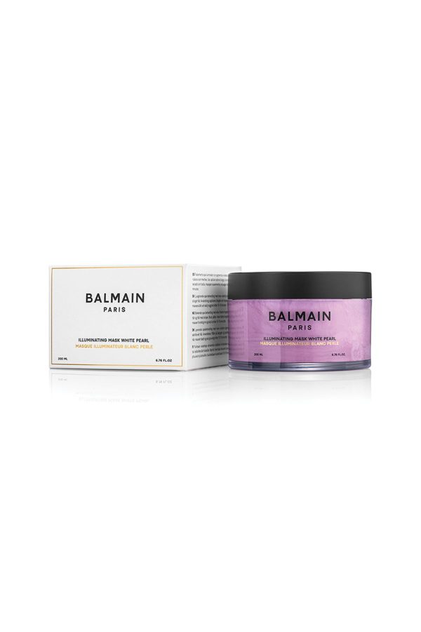 ماسک مو اورجینال برند Balmain مدل Illuminating Mask White Pearl کد 813894361