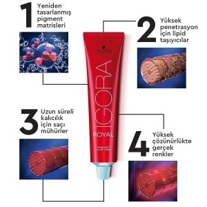 رنگ مو اورجینال برند Igora مدل 0-88 Red Intensifier Hair Dye کد 6062535