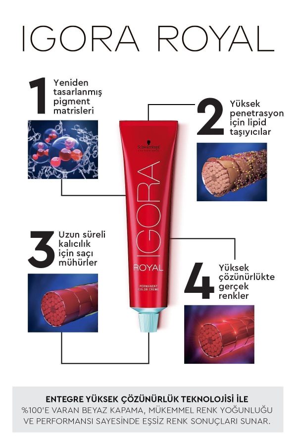 رنگ مو اورجینال برند Igora مدل 0-88 Red Intensifier Hair Dye کد 6062535 - Image 7