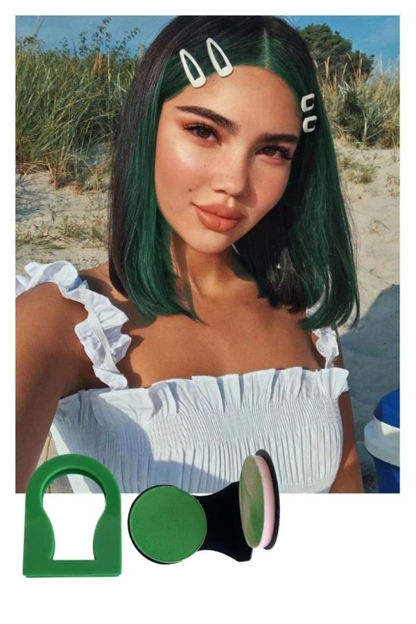 رنگ مو اورجینال برند Rowenarose مدل Hair Chalk Hair Dye Green کد 774308470