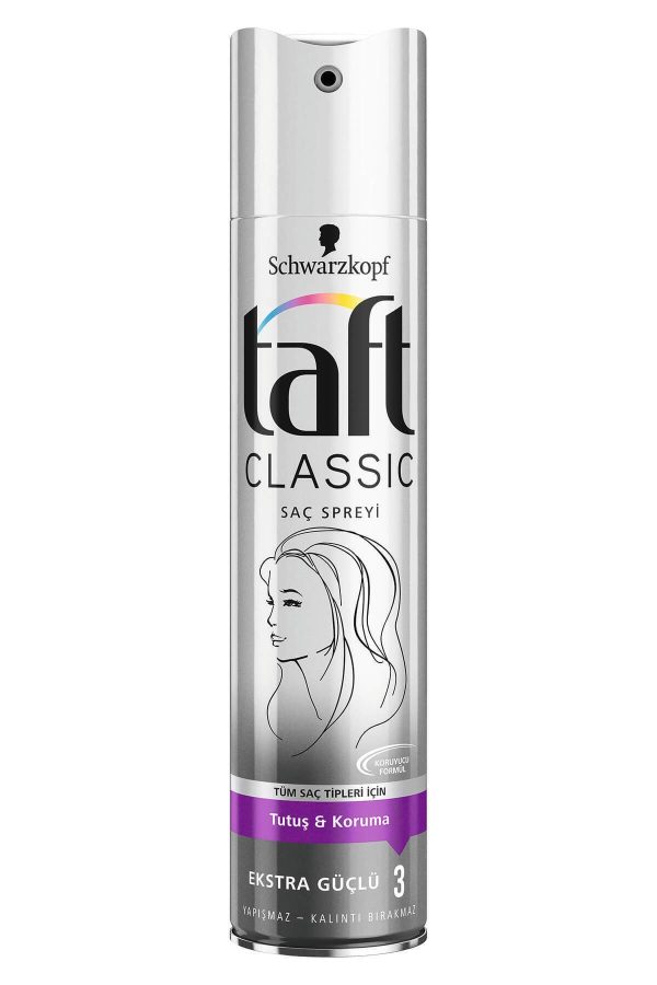 اسپری مو اورجینال برند Taft مدل Ekstra Güçlü Sprey 250 ml کد 62809963