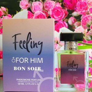 ادکلن اورجینال برند Bon soir مدل Feeling Feromonlu Erkek parfümü 50ml کد 782970588