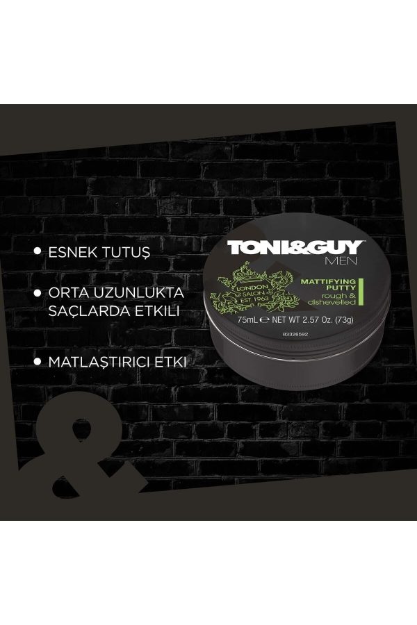 شامپو اورجینال برند Toni guy مدل Saç Şekillendirici Wax 75 ml کد 6027357 - Image 3