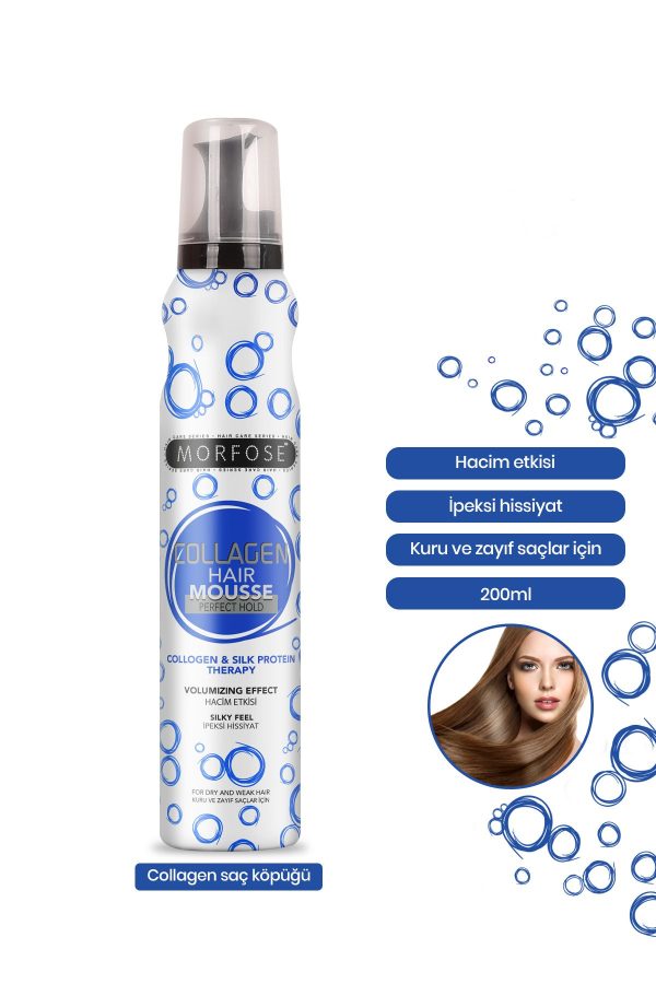 فوم مو اورجینال برند Morfose مدل Collagen Hair Foam 200 ml کد 302727597 - Image 2