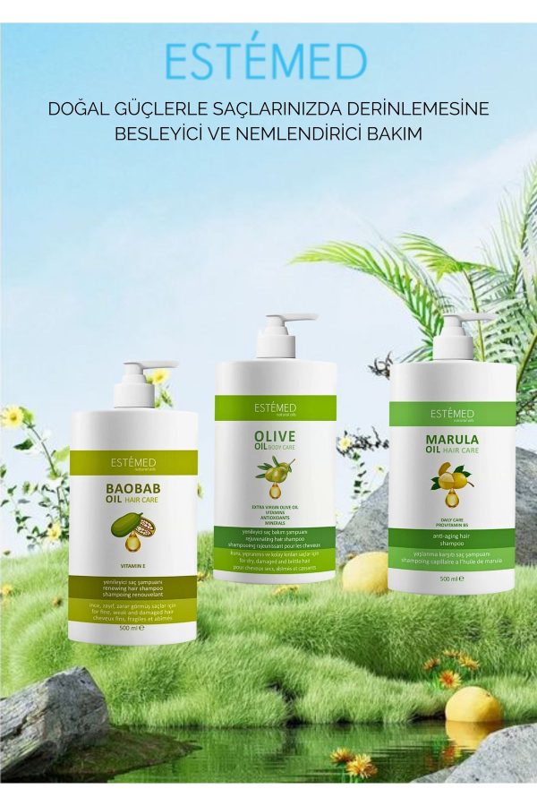 شامپو اورجینال برند Estemed مدل Renewing Hair Shampoo 500ml کد 737038890 - Image 4