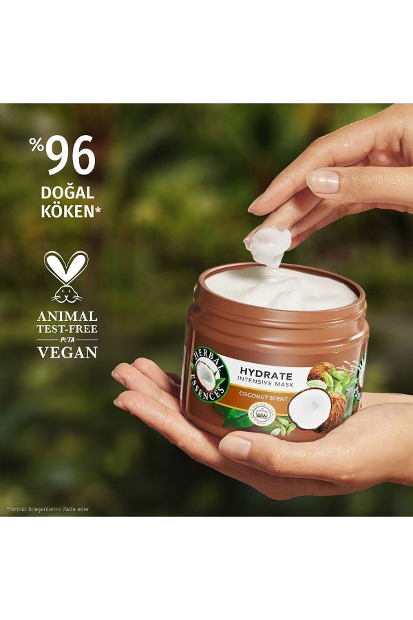 ماسک مو اورجینال برند Herbal essences مدل Moisturizing Coconut Hair Mask 300ml کد 817458566 - Image 5