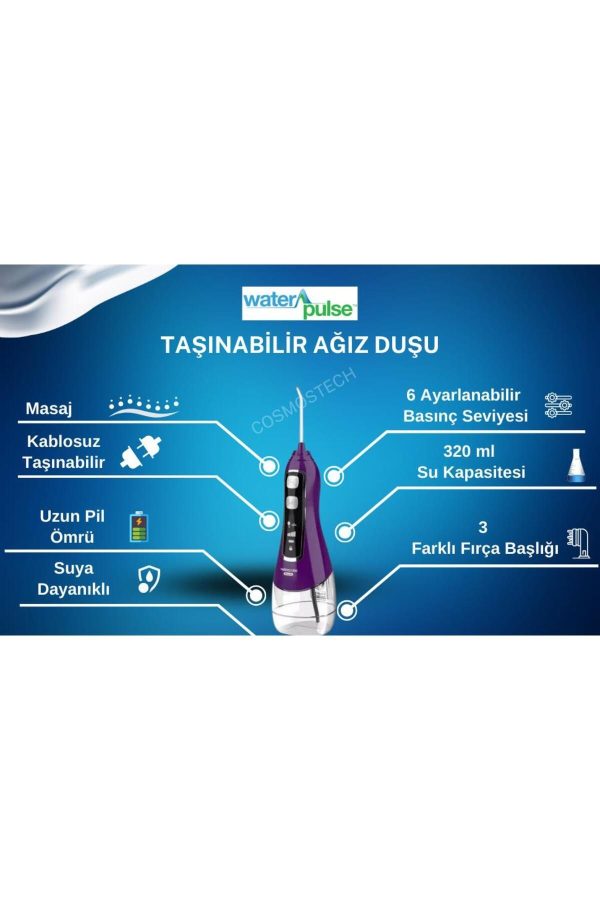 مسواک برقی اورجینال برند Waterpulse مدل Kablosuz Pro V580 کد 383526485 - Image 3