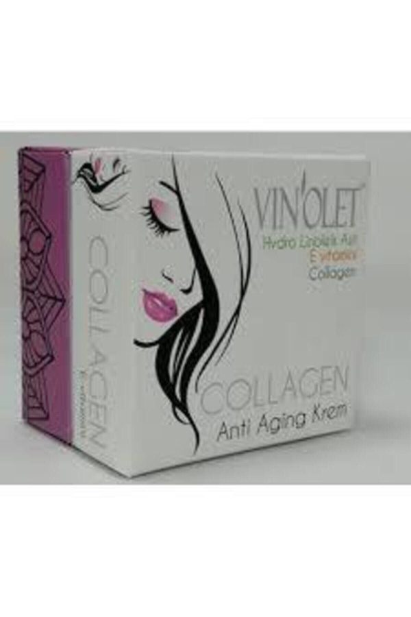 کرم بدن اورجینال برند Vinolet مدل Anti Aging Krem Collagen 50ml کد 46539492
