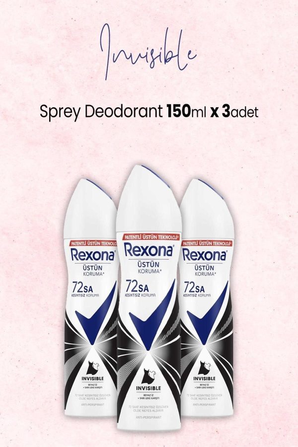 دئودورانت اورجینال برند Rexona مدل Invisible 150 ml کد 740040956