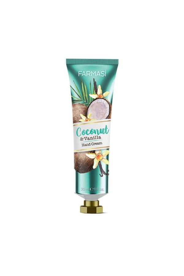 کرم دست اورجینال برند Farmasi مدل Coconut Vanilla Hand Cream کد 268220504
