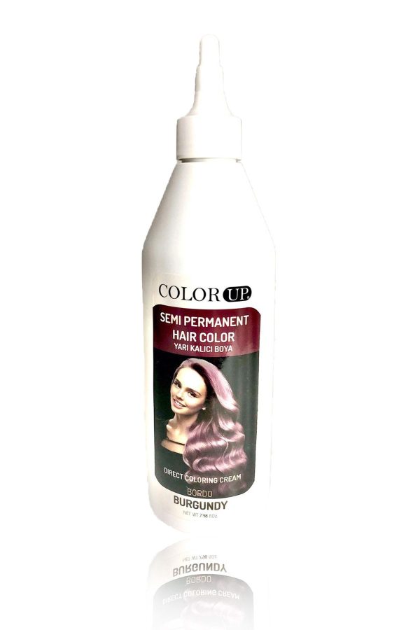 رنگ مو اورجینال برند Color up مدل Yarı Kalıcı Saç Boyası Bordo کد 82972309