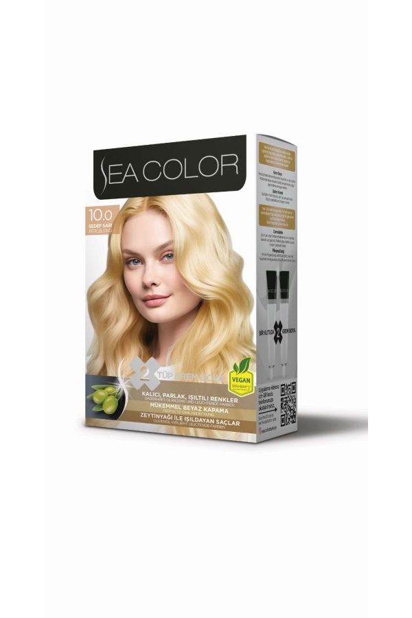 رنگ مو اورجینال برند Sea color کد 814579240