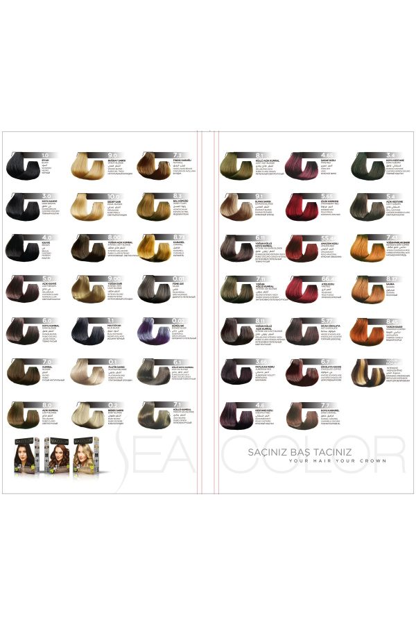 رنگ مو اورجینال برند Sea color کد 814579240 - Image 7