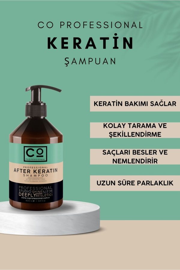 شامپو اورجینال برند Co professional مدل Keratin Bakım Sonrası Şampuanı 500ml کد 377441116 - Image 2